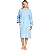 Casual Nights Women's Zip Up Front Long Fleece Robe House Dress
