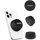 Energizer Magnetic Mini Bluetooth Speaker with Bypass Wireless Charger, 5W Powerful Sound, IPX6 Waterproof, TWS Stereo Pairing, Built-in Microphone, Compact Design for Outdoor and Indoor Use_BTS055