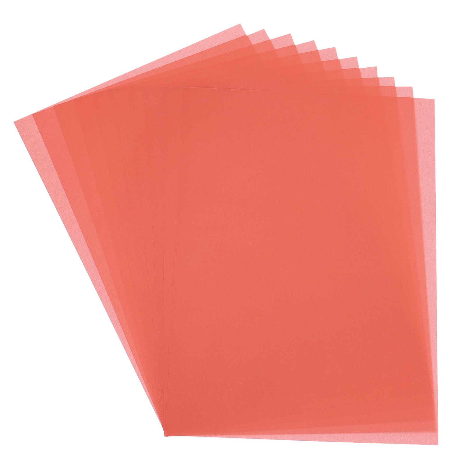 PATIKIL Trace Paper, 30 Sheet A4 Translucent Tracing Paper Pad 8" x 12" 100 GSM for Tracing Images Sketching Drawing Painting Ink Pencil Marker, Red
