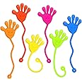 Sticky Hands Bulk 24PCS Party Favors for Kids 4-8 8-12 Stretchy Sticky Hand Fidget Toys for Kids Goodie Bag Stuffers Treasure Box Toys for Classroom Prizes Birthday Party Supplies