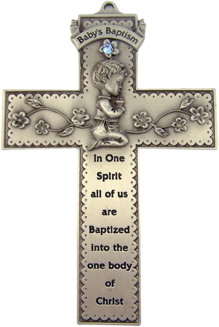 baptism cross for boy