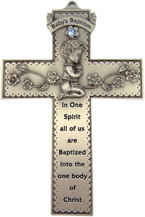 baptism cross for boy