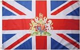 AZ FLAG United Kingdom Coat of Arms Flag 2x3 ft 100D Polyester with 2 Eyelets view 1