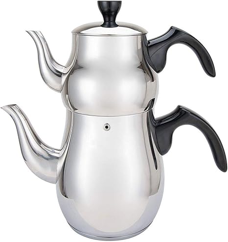 Amazon Com Acero Inoxidable Doble Tetera Samovar Te Electrica Kitchen Dining Amazon Com Acero Inoxidable Doble Tetera Samovar Te Electrica Kitchen Dining