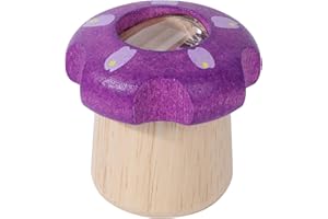 WODI TOYS WODI 1PCS Wooden Kaleidoscope for Kids - Montessori Educational Optical Toy, Vintage Birthday Gift for Boys Girls Ages 3-12, Travel Sensory STEM Learning (Purple)