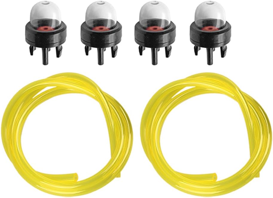 Hipa (Pack of 4 Primer Bulb + Fuel Line for Husqvarna