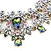 Girl Era Europe Vintage Costume Jewelry Multi-Crystal Bib Temperament Necklace
