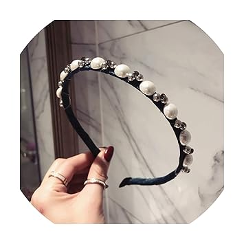 Amazon Com Korea Pearl Czech Diamond Hairbands For Girls Crystal