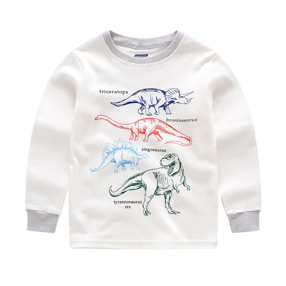 Boys Pajamas CNBABY Dinosaur Kids Sleepwear 100% Cotton Size 18-24 Month
