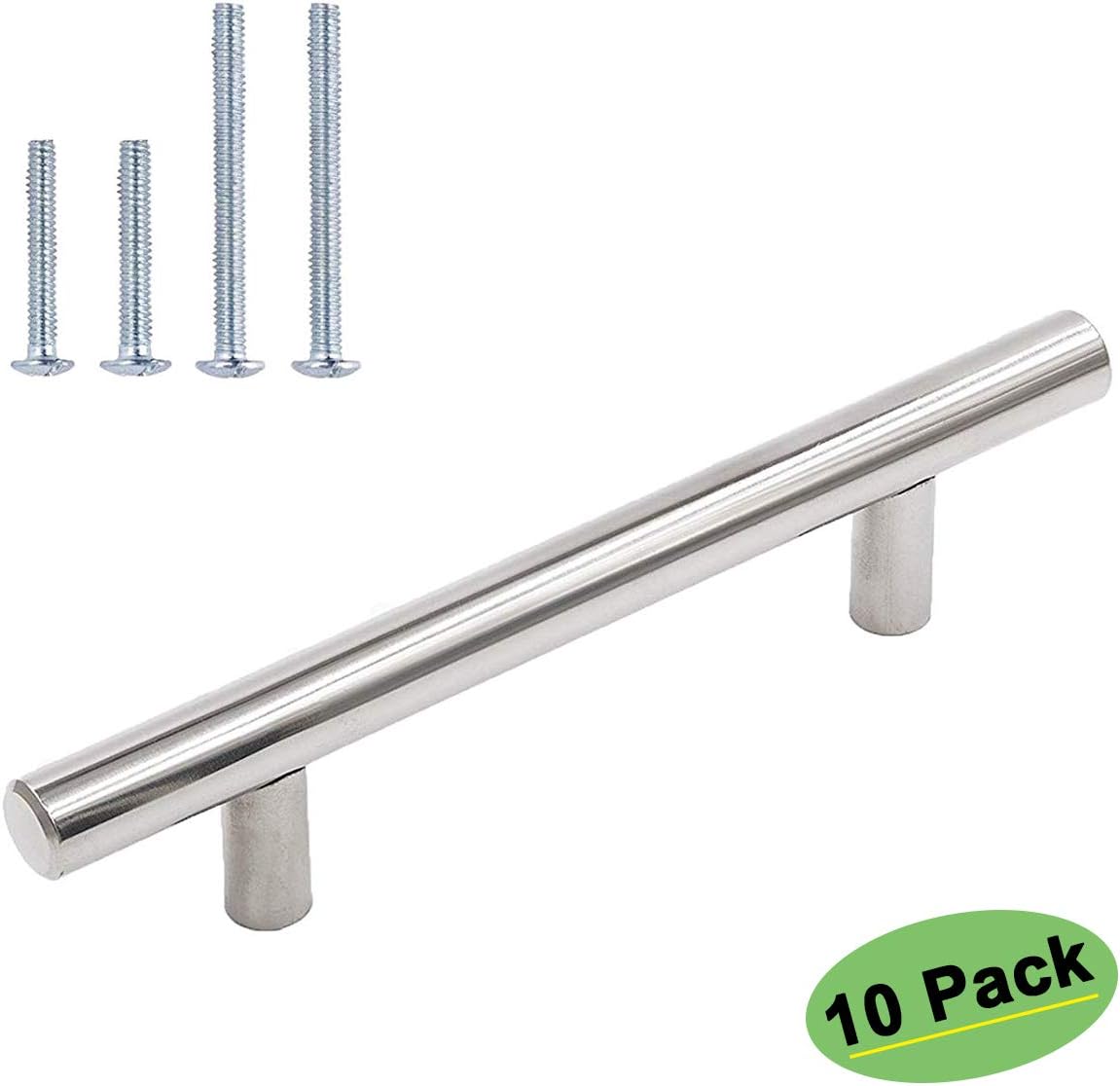 homdiy Chrome Pulls 3.5 inch Drawer Pulls 10 Pack HD201CP