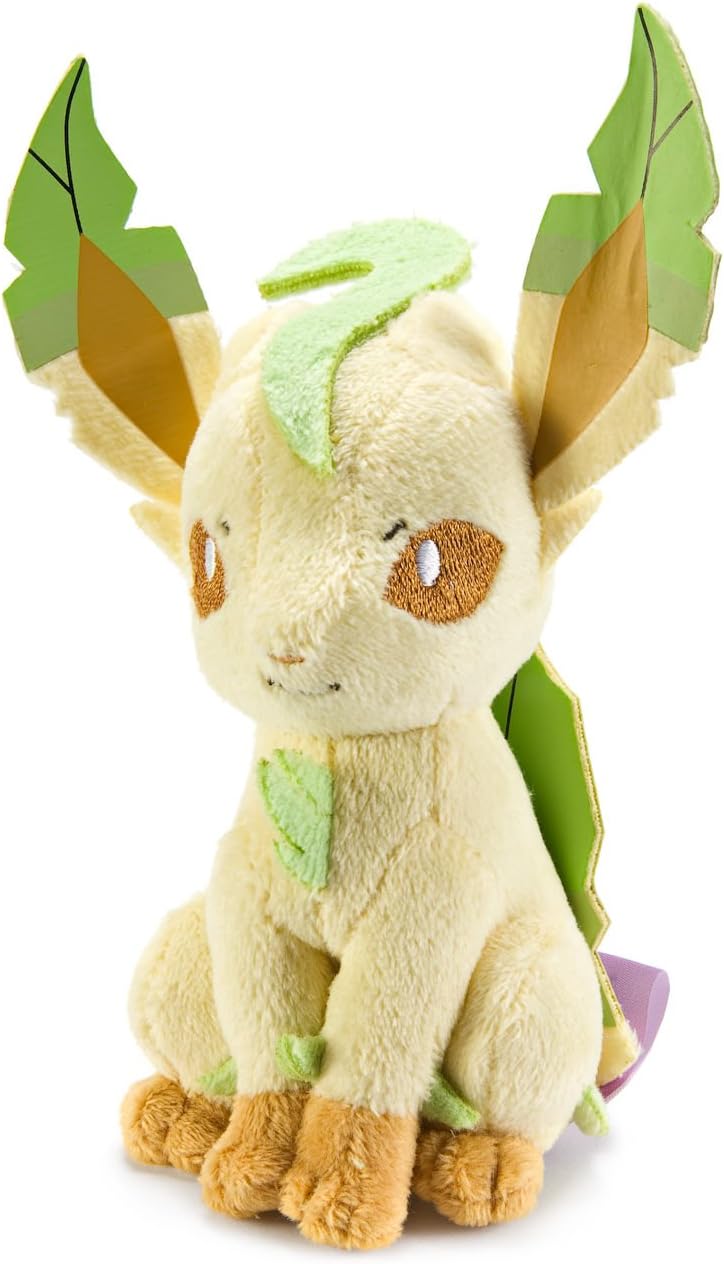 Pokemon I Love Eievui Leafeon Plush Toy Amazon Co Uk Toys Games