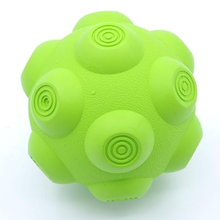 4er Set Leuchtbälle Für Hunde – Quietschend, Stachelig, Mit LED-Lichtern