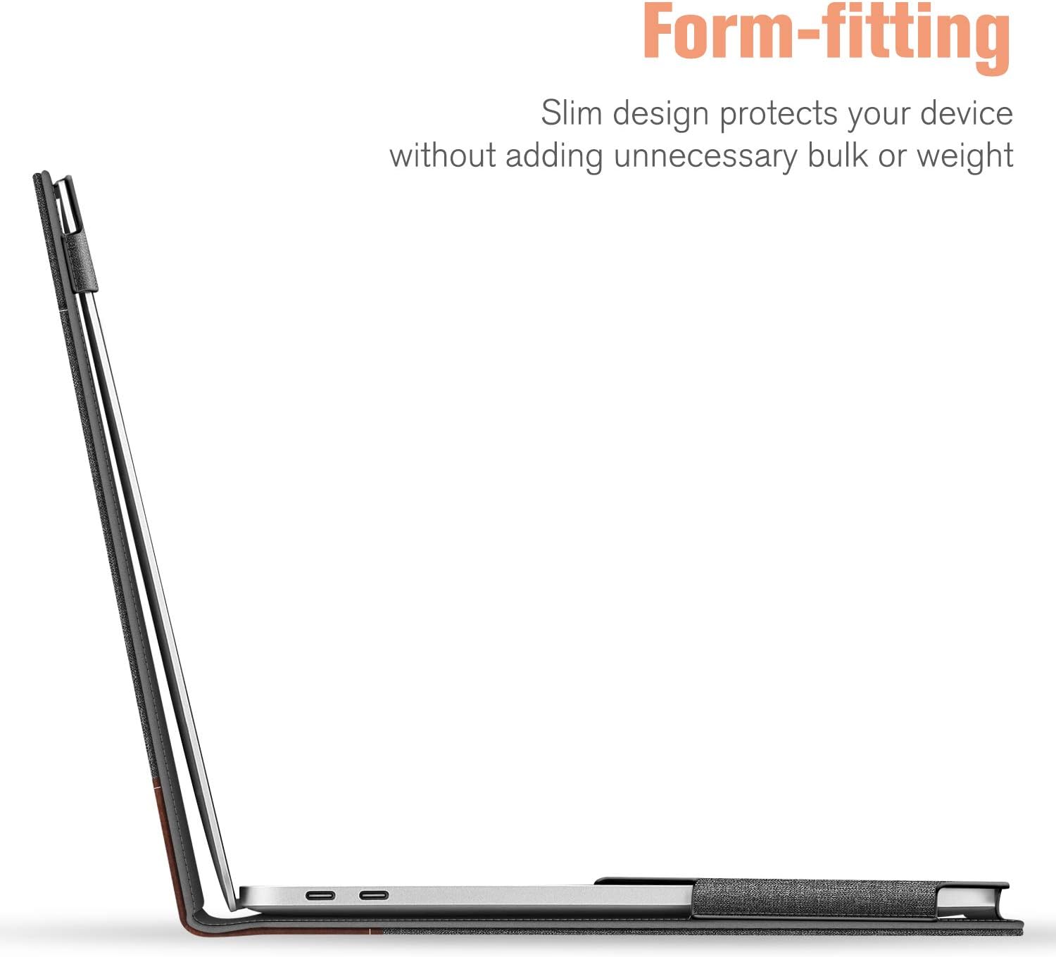 FINTIE Case Compatible with MacBook Air 13.6 inch (2024/2022) M3/M2 Chip, Macbook Air 13.3 inch (2020-2018) - Image 4