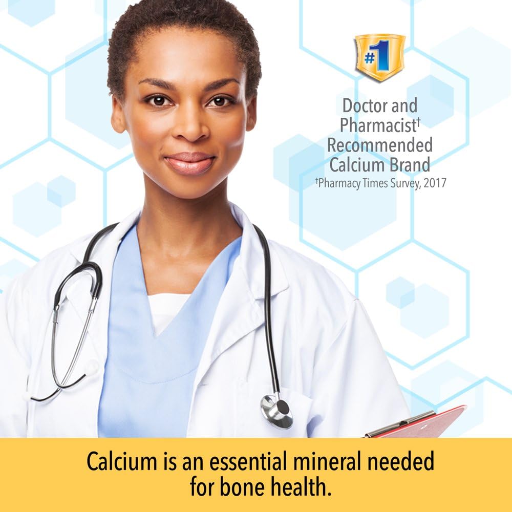 Citracal Slow Release 1200, 1200 mg Calcium Citrate and Calcium Carbonate Blend with 1000 IU Vitamin D3, Bone Health Supplement for Adults, Once Daily Caplets, 80 Count: Health & Personal Care