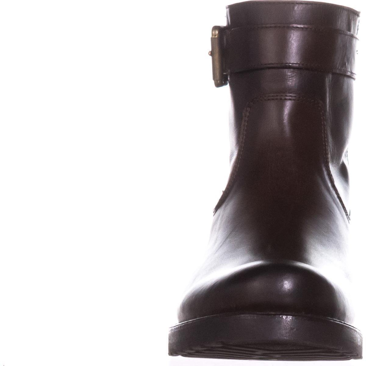 FRYE Womens Veronica Strap Zip Short Leather Ankle Ankle Boots
