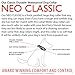 EzyDog Neo Dog Collar, Large, Blue