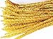Carykon Tinsel Creative Arts Chenille Stems 6 mm x 12 Inch, Pack of 200 (Gold)