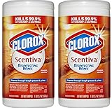 Clorox Scentiva Disinfecting Wipes Value Pack, Hawaiian Sunshine, 140 Count