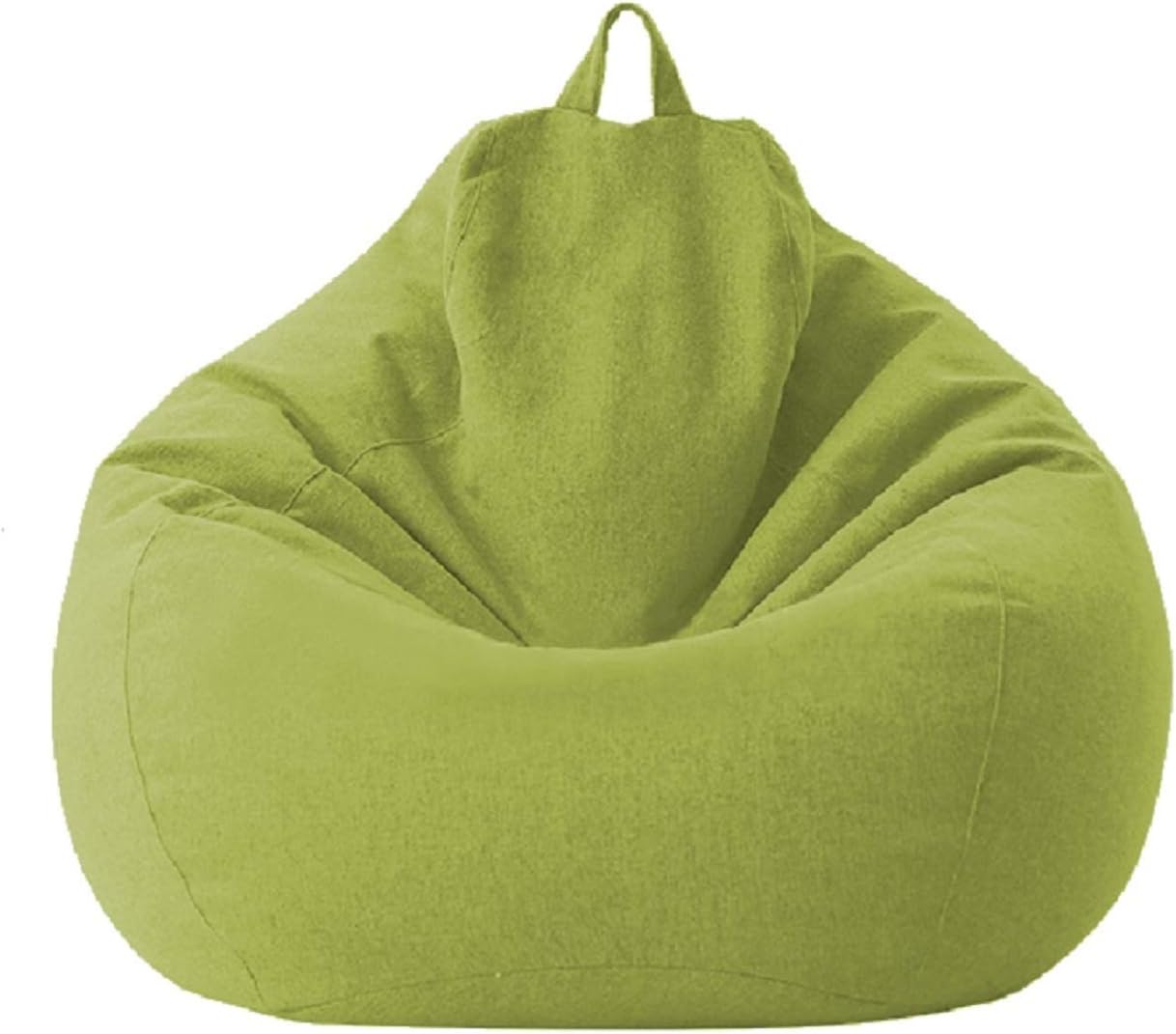 Mekiyo Bean Bag Sofa Chairs Cover, Classic Lazy Lounger Bean Bag Storage Chair for Adults and Kids for Home Garden Lounge Living Room Indoor Outdoor(27.531.5 in, Green 01)