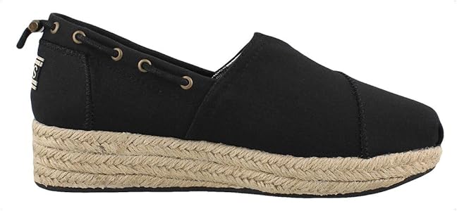 bobs wedge canvas shoe
