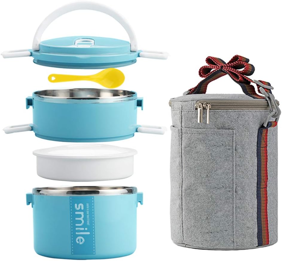 stackable insulated lunch containers