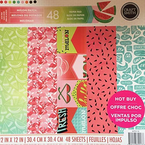 Craft Smith Melon Patch 12X12 Paper Pad