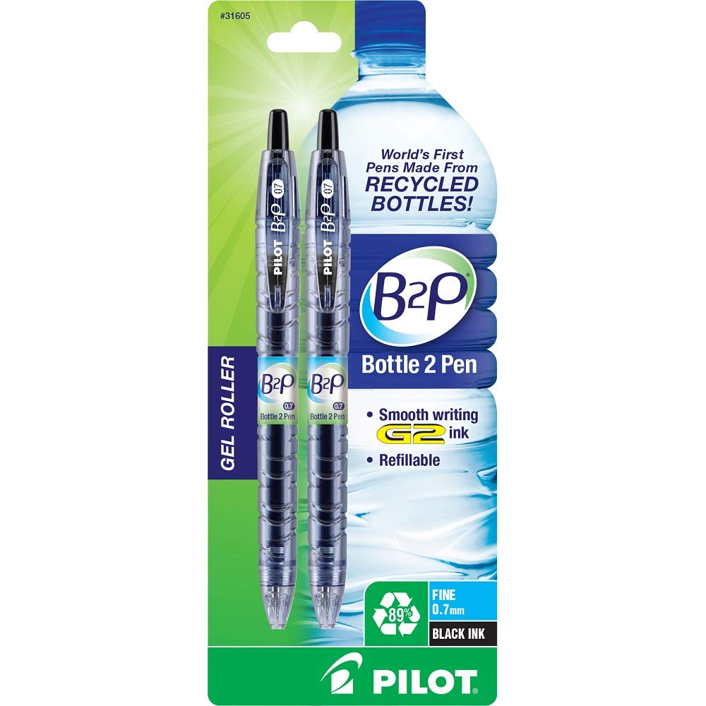 Pilot pen ballpoint bp2 Fine Black 2pk 31605 (072838316059)