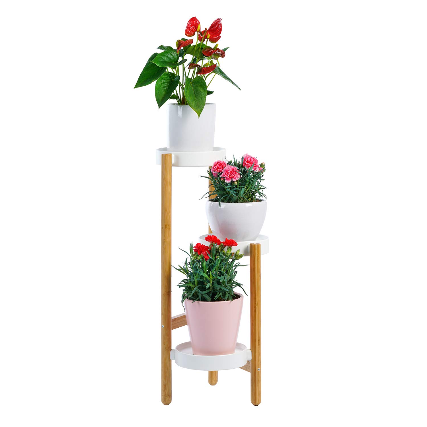 The 9 Best Ufine Bamboo Wood Ladder Plant Stand 3 Layer