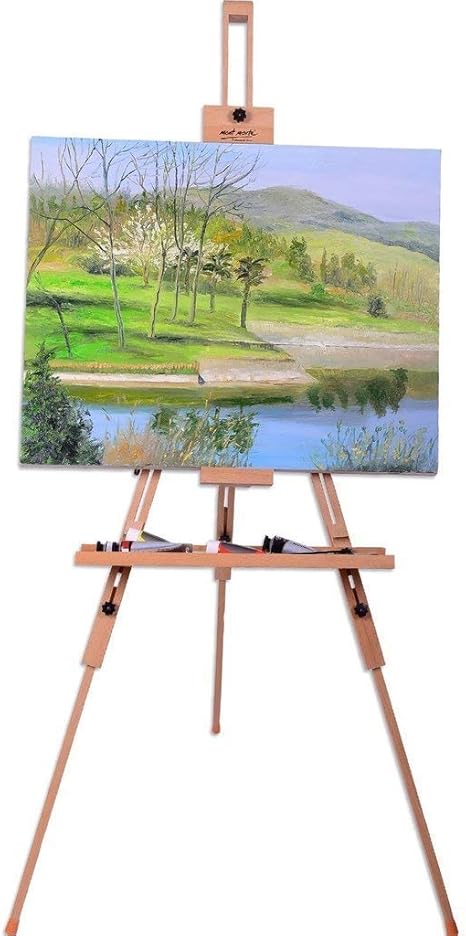 Amazon Com Mont Marte Tripod Easel H D Beech Arts Crafts Sewing