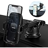 Mpow Dashboard Car Mount Holder, Stable Windshield/Desk Car Phone Holder, 2 Suction Levels, Washable Gel Pad Compatible iPhone XR/XS Max/X/8/7/6, Galaxy S10/S9/S8/S7/S6, LG, HTC One, Alcatel and More