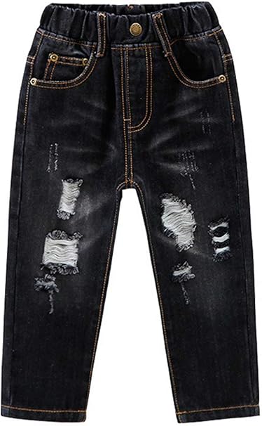 baby black ripped jeans