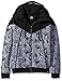 Southpole Men's Long Sleeve Fleece Hooded Ninja Neck Full Zip with Color Block All Over Prints