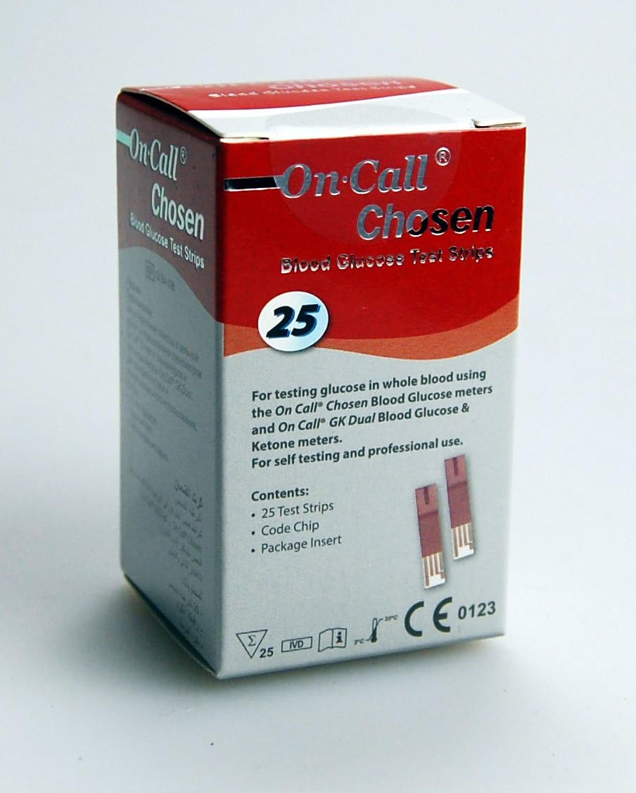 On Call Chosen Blood glucose test strips for use with the On Call DK meter & On Call Chosen Meter - Image 4
