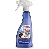 SONAX Wheel Cleaner Full Effect, Non-Acid Brake Dust Cleaner, 500 ml | Color-changing pH-neutral wheel cleaner loosens brake dust and road grime on common wheel finishes. 500 ml single.