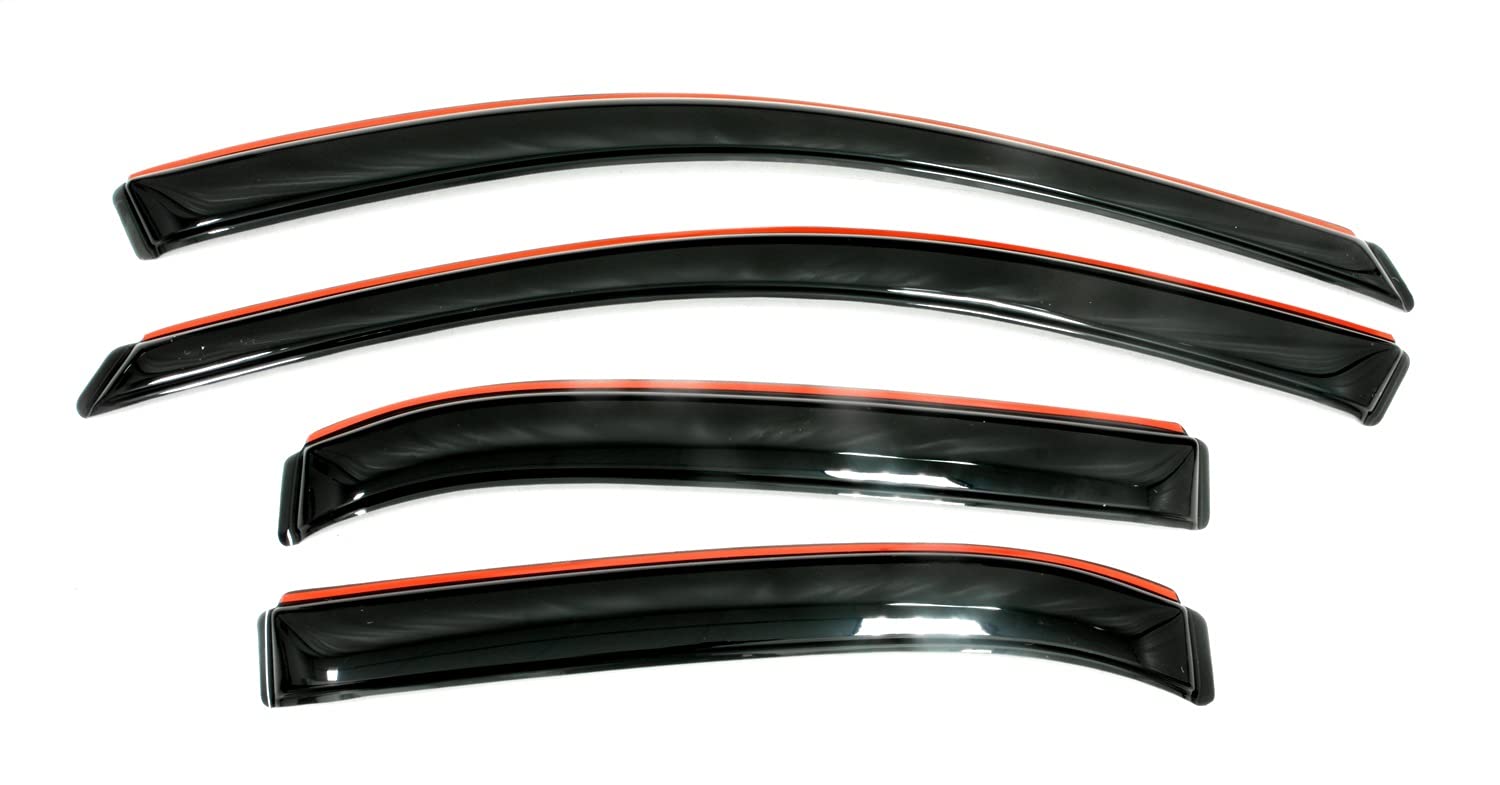 thumbnail interactive-video image 1 of Auto Ventshade (AVS) In-Channel Window Deflectors For 2010-2024 Toyota 4Runner - 4pc Smoke Set 1 of 10