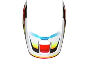 Fox Racing 2019 V1 Helmet Visor - Motif (X-Large/XX-Large) (Red/White)