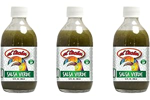 Salsa Verde El Tucan Green Salsa - Authentic Artisanal Mexican Ingredients - Perfect topping to your tacos, burritos, enchiladas or other favorite food (10 oz, 3 Bottles)