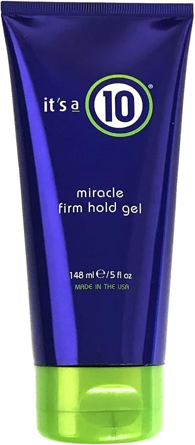 It's a 10 Haircare Miracle Firm Hold Gel Natural Look Flexible Men Women 148ml