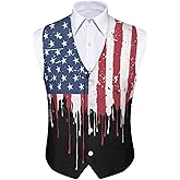 TOADDITDO Mens Suit Vest Festival Waistcoat Causal Formal Business Vests Party Waistcoat Vest Jacket Steampunk Top