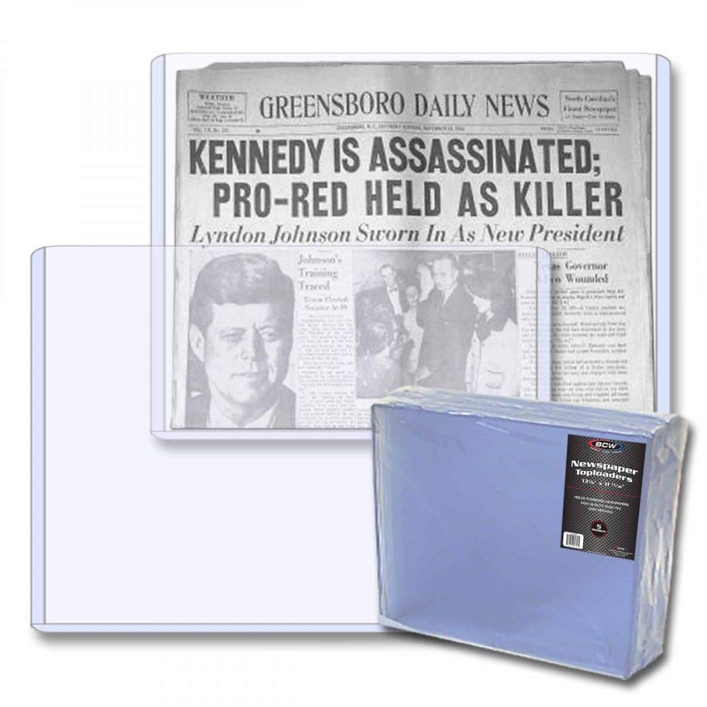 BCW 1-TLCH-NP Newspaper Topload Holder Bundle