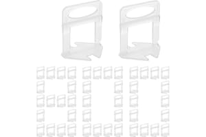 FUNSUEI 800 PCS Tile Leveling System Clips 1 mm(1/32 Inch) Lippage-Free Tiles Leveler Spacers Professional DIY Paving Tool fo