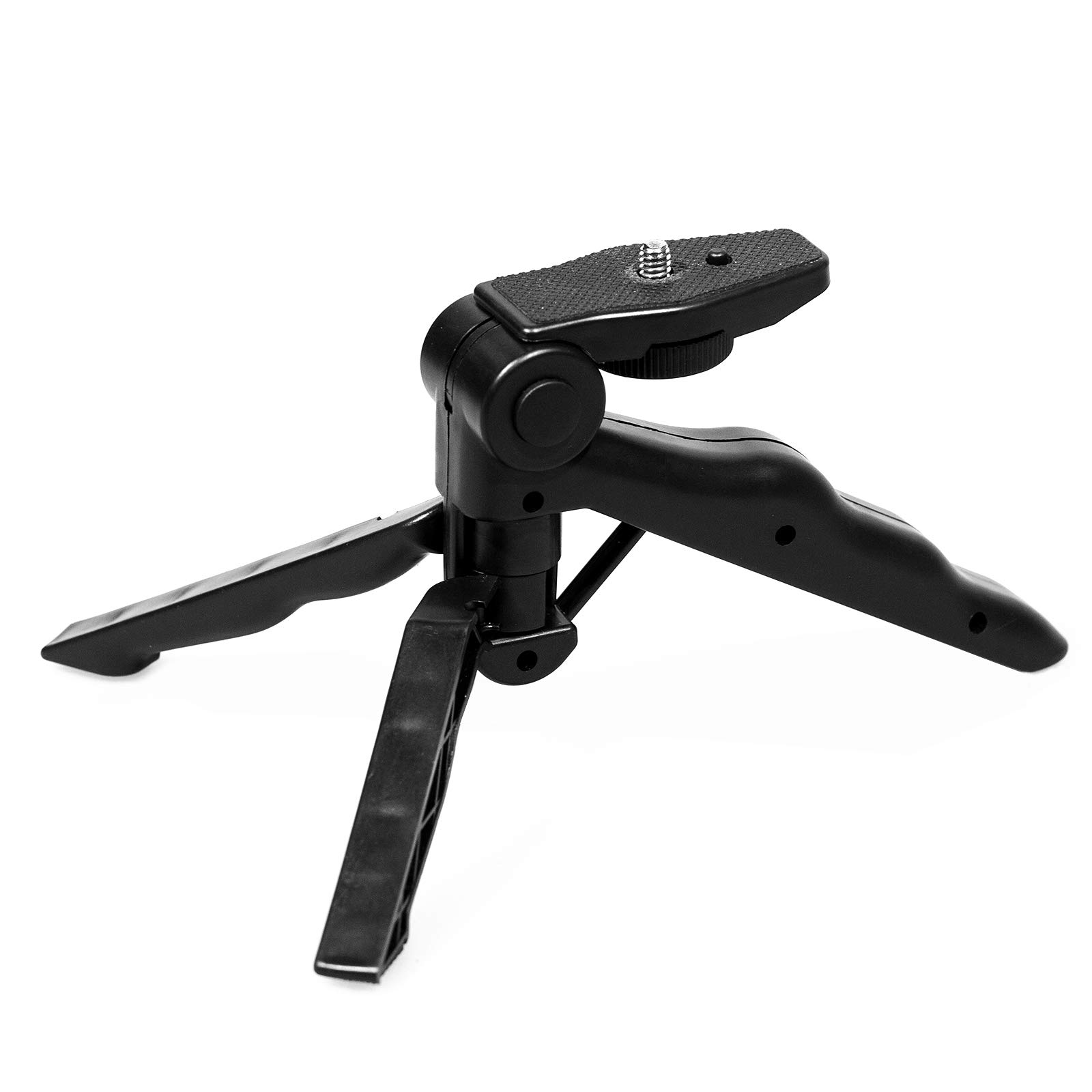 4 in 1 Lightweight Mini Hand Held Stabilizer Pistol Grip vlog Tripod. Compatible with iPhone, Gopro Hero, Camera, ActionCam etc