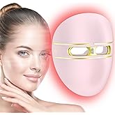 F FIWENE FSA LED Face Mask Light Therapy, Red Light Therapy for Face Wrinkle, Blue Light Therapy Mask for Face Acne, Rechargeable