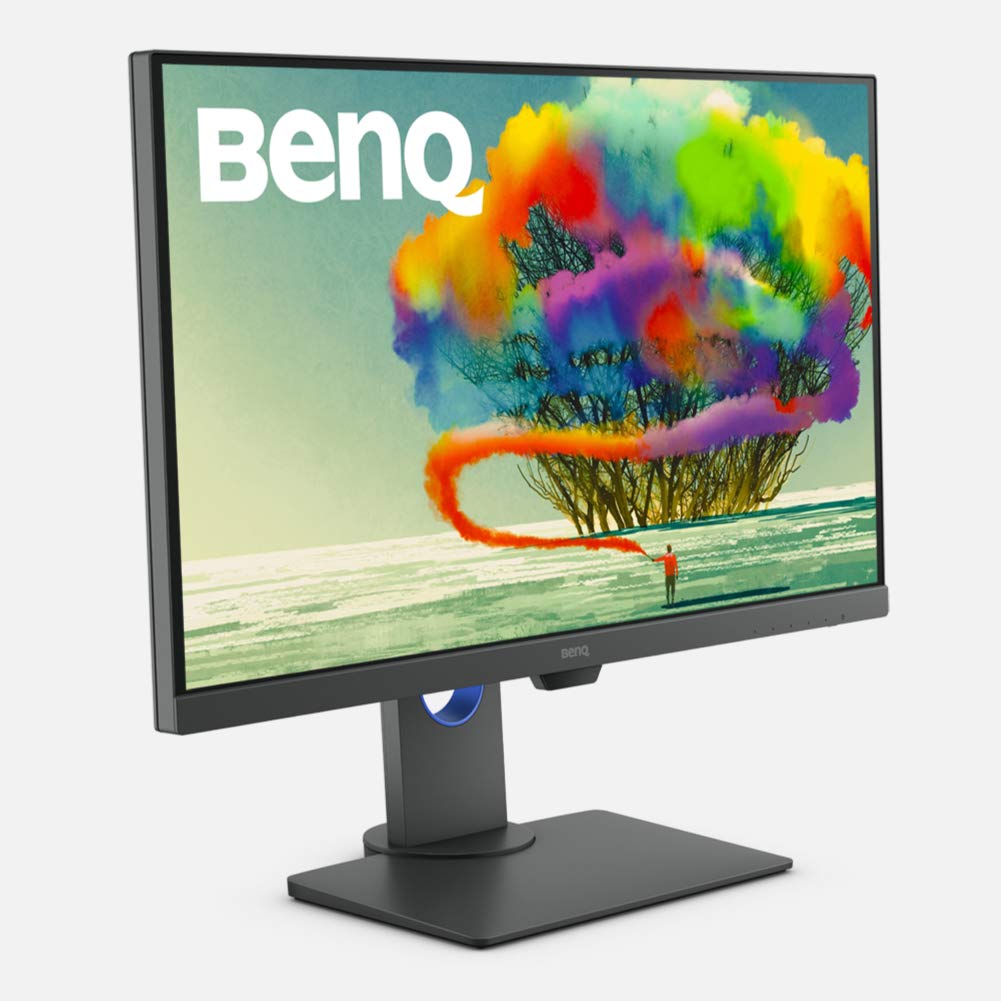 BenQ 27” 2K QHD Monitor, Commercial/Graphics Design, Video Editing (PD2705Q), 100% sRGB, HDR, Grey, 27" QHD HDR USB-C (Factory Calibrated)