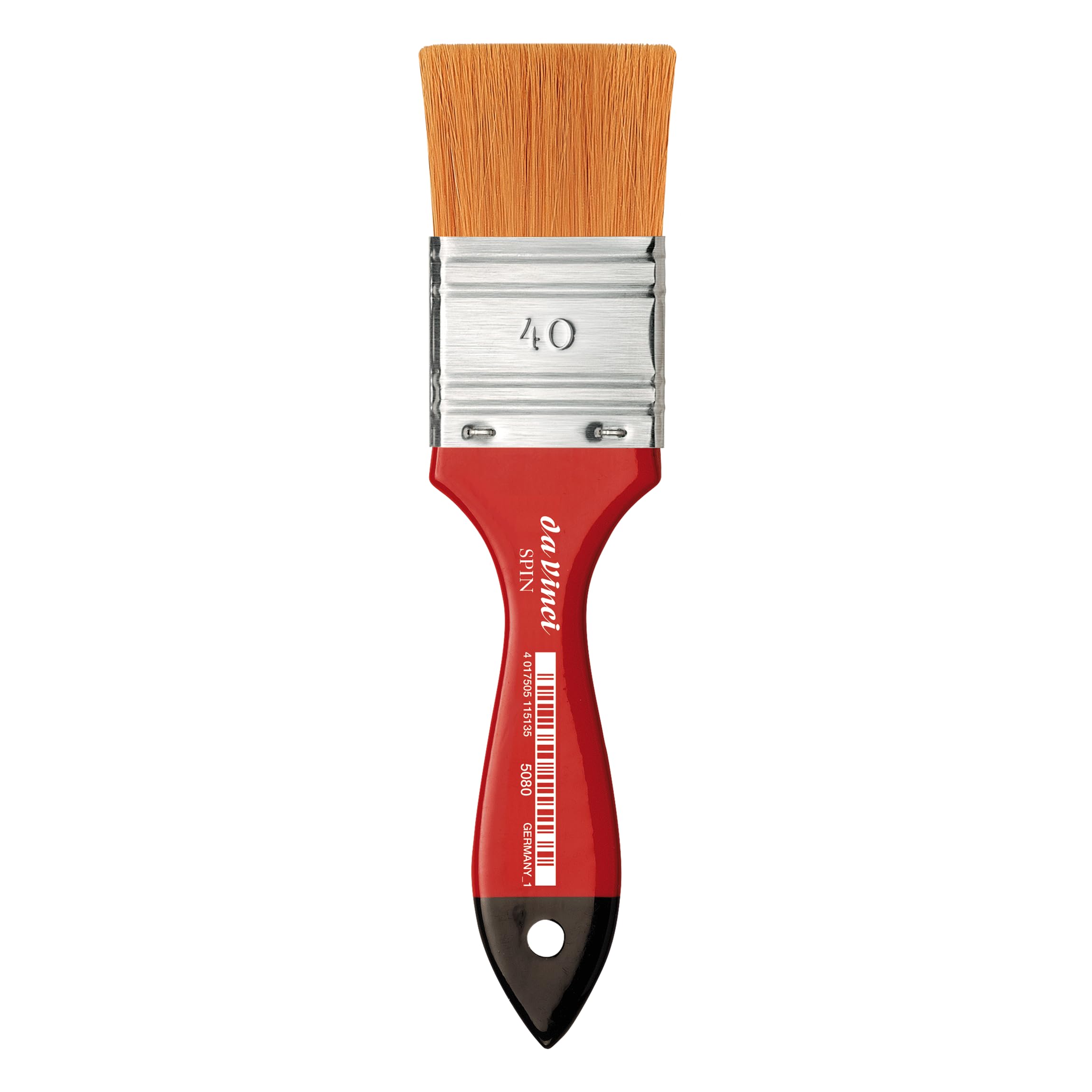 Da Vinci 5080 Series Mottler Brush, Synthetic Fiber, Red/Black, 17.5 x 4 x 30 cm — image 1