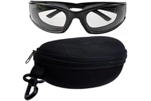 QHQ-SHININGLIFI Unisex Tear Proof Cut Onion Goggles, Saftey Glasses for Kitchen, Cooking, BBQ, Cleaning, Cycling; Chopping Eye Protect Tool; With Sealing Sponge; Anti-tear, Dustproof, Anti-fog, Windproof; OG1H
