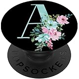 Pink Monogram First Name Personalized PopSocket - View #5