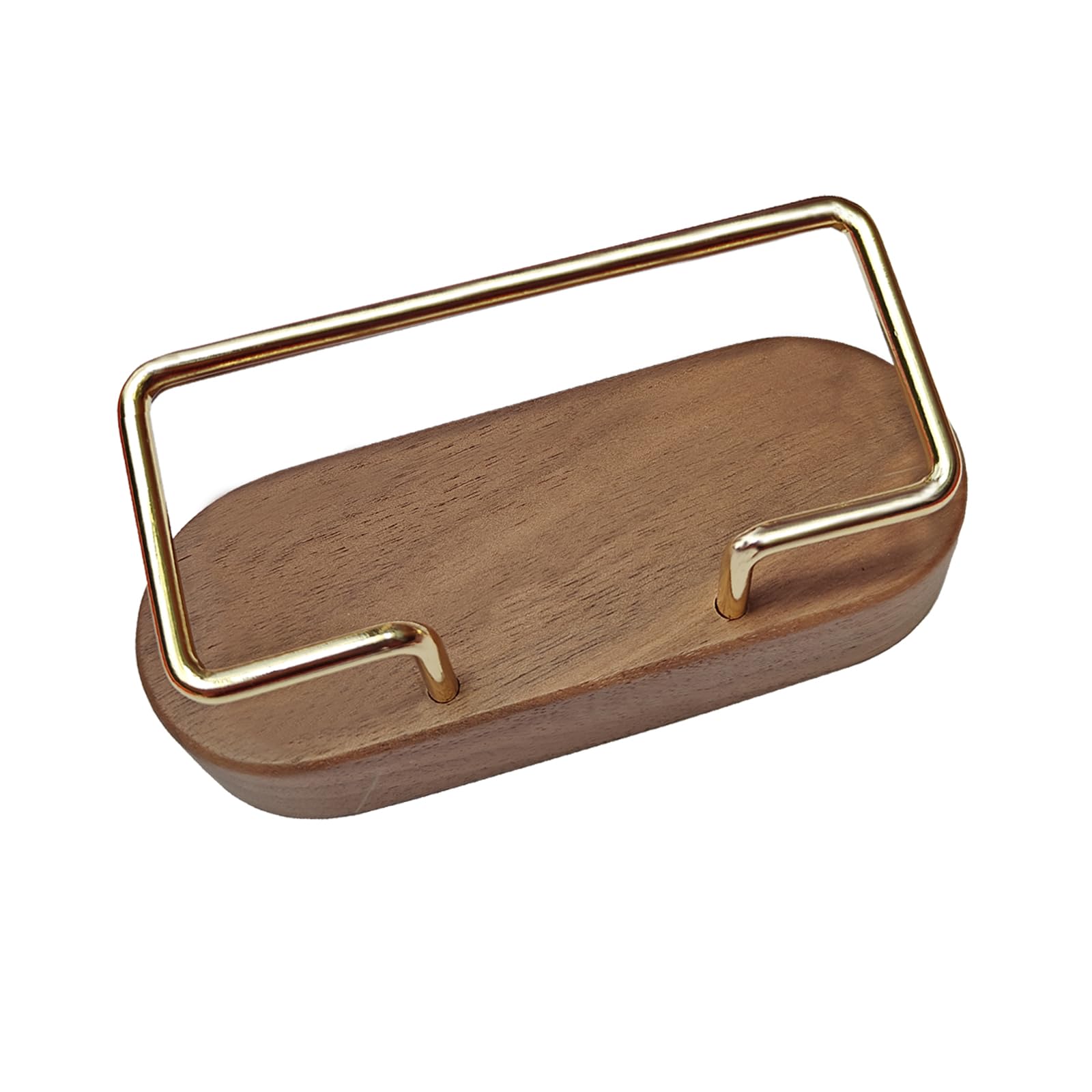 Syrvnto Wood Business Card Holders,Wooden Business Card Case Display Personalised Business Card Display Box Card Organizer for Tidy Desk Office Shop Desktop