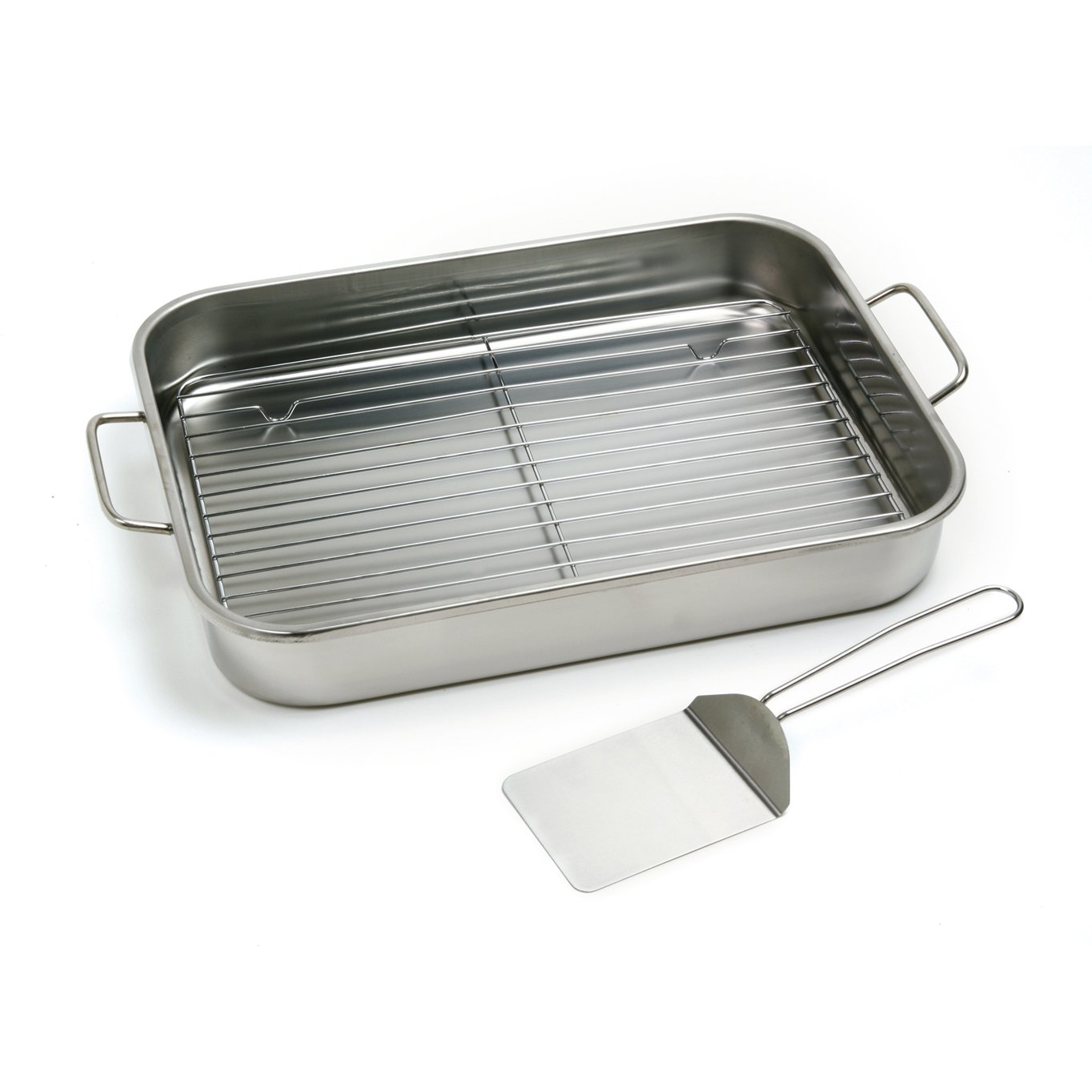 Norpro Roaster Pan Set, Silver