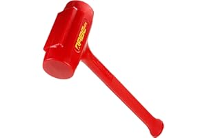 ABC HAMMERS Dead Blow Sledge Hammer - 9.5 lb. USA Made Polyurethane Hammer with Steel Reinforced Handle & 20" Overall Length - ABC9DB